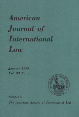 American Journal of International Law