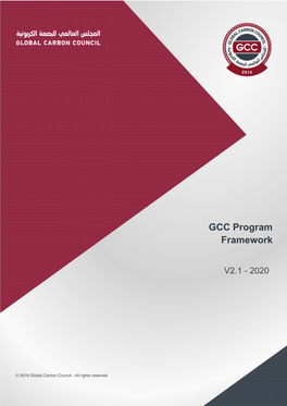 GCC Program Framework