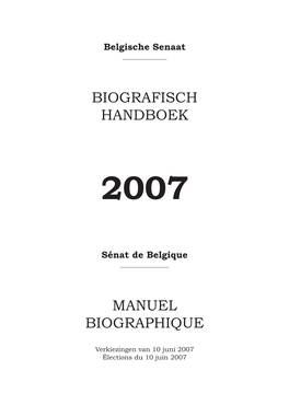 Biografisch Handboek