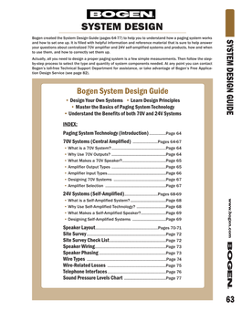 System Design Guide 63