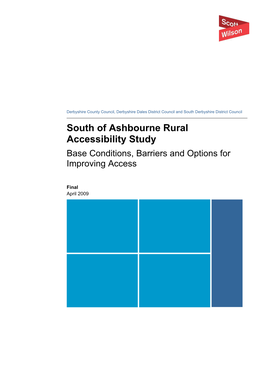 South of Ashbourne Rural Accessibility Study Base Conditions, Barriers and Options for Improving Access