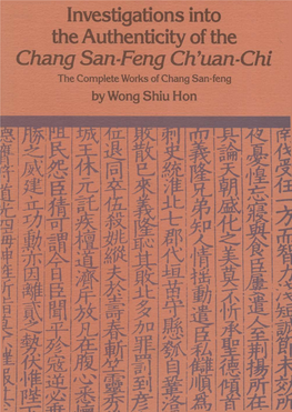 Chang San-Feng Ch'uan-Chi 3