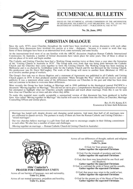 Ecumenical Bulletin