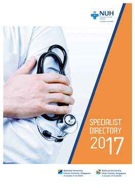 Specialist Directory 2017 Gp Liaison Centre (Gplc)