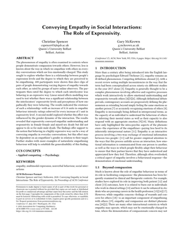 Conveying Empathy in Social Interactions: the Role of Expressivity