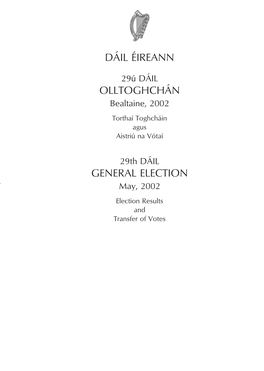 Da´Il Éireann Olltoghcha´N General Election