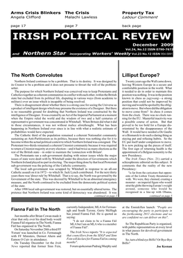 Irish Political Review, December 2009