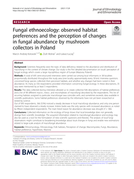 Fungal Ethnoecology