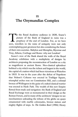 The Ozymandias Complex