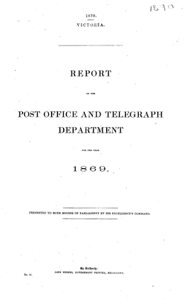 Report Post Office and 11 Elegraph