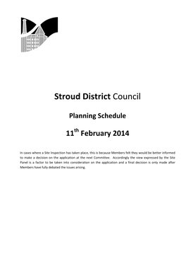 Stroud District Webcasting