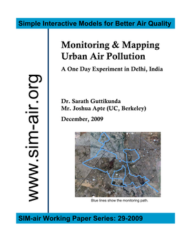 Monitoring & Mapping Urban Air Pollution