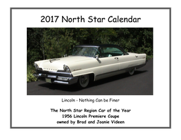 2017 North Star Calendar