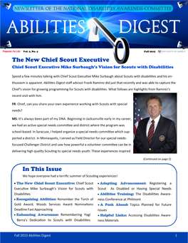 Abilities Digest, Vol 1, No 1, Spring 2014