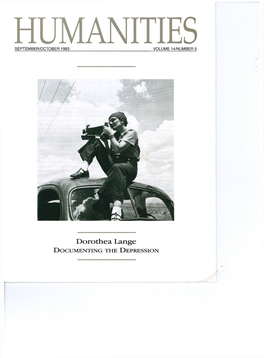 Dorothea Lange D O C U M E N T I N G T H E D E P R E S S I O N EDITOR's NOTE