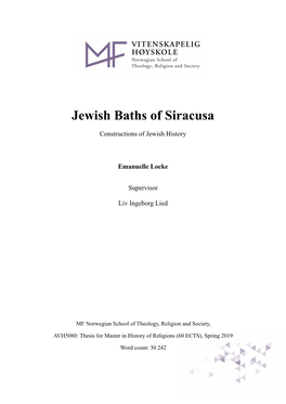 Jewish Baths of Siracusa