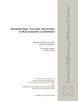 International Cultural Relations: a Multi-Country Comparison