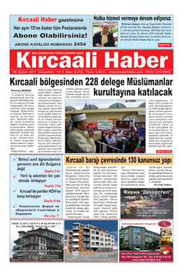 Kırcaali Bölgesinden 228 Delege Müslümanlar Kurultayına Katılacak