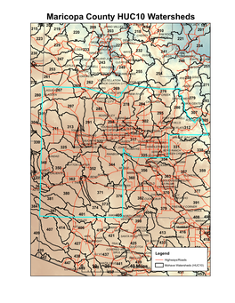 Maricopa County HUC10 Watersheds