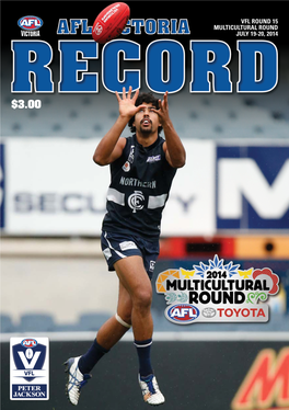 VFL Record 2014 Rnd 15.Indd