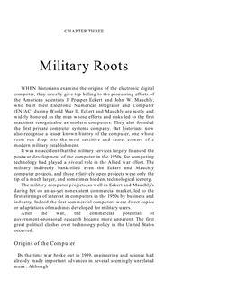 Military Roots