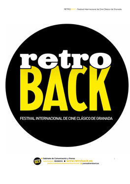 RETROBACK - Festival Internacional De Cine Clásico De Granada