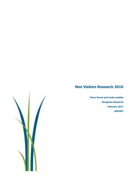 Non Visitors Research 2016