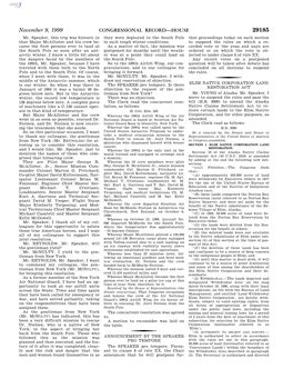 CONGRESSIONAL RECORD—HOUSE November 9, 1999