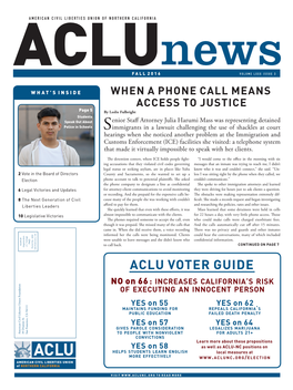 Aclu Voter Guide