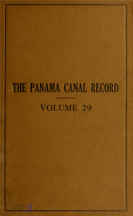 Panama Canal Record