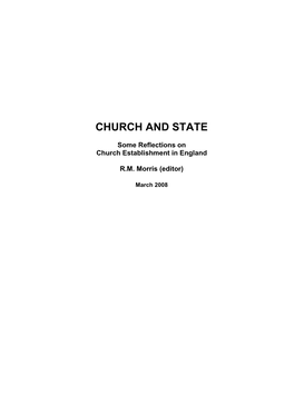 Church and State