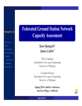 Federated Ground Station Network Capacity Assessment