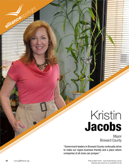 Kristin Jacobs Mayor Broward County