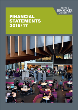 FINANCIAL STATEMENTS 2016/17 Contents