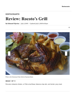 Review: Rocoto's Grill
