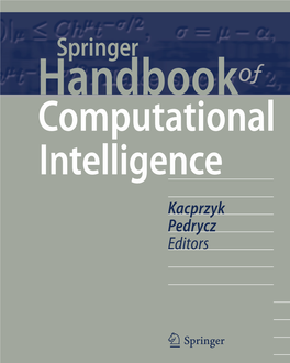 Springer Handbookoƒ Computational Intelligence Kacprzyk Pedrycz Editors