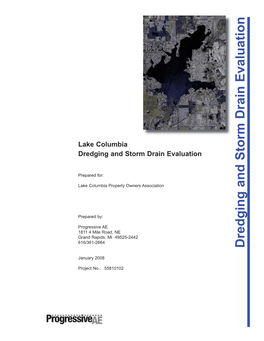 Lake Columbia Dredging Report.Indd