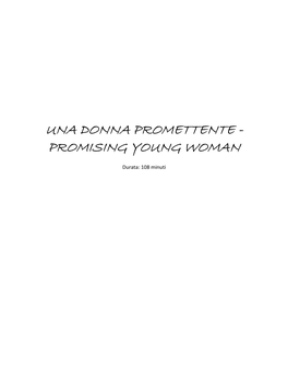 Una Donna Promettente - Promising Young Woman