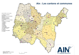 Les Cantons Et Communes Vescours Arbigny St- Trivier- St- Courtes De-Courtes Nizier-Le- Pont- St-Bénigne Bouchoux De-Vaux Chavannes Beaupont Servignat Domsure S