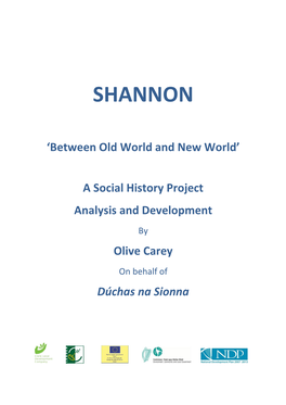 Shannon Social History Project.Pdf