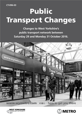 Public Transport Changes