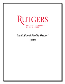 Institutional Profile Report 2019 Robert L
