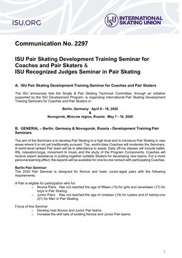 ISU Communication 2297