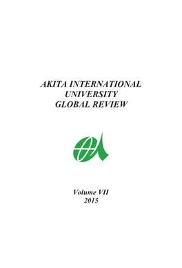 AIU Global Review Volume 7 2015