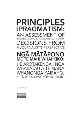 Principles and Pragmatism