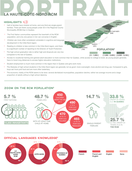 Haute-Côte-Nord RCM Portrait 2019