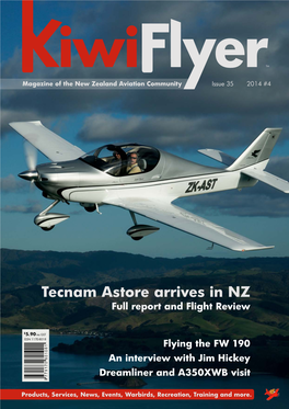 Tecnam Astore Arrives in NZ Full Report and Flight Review