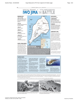 Battle of Iwo Jima Would First B-29S Land on Iwo Jima