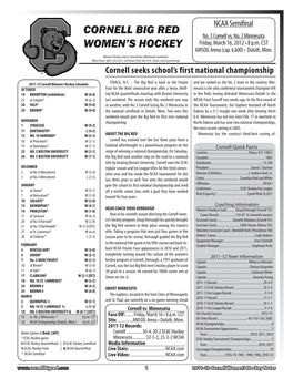 Cornell Big Red Women's Hockey