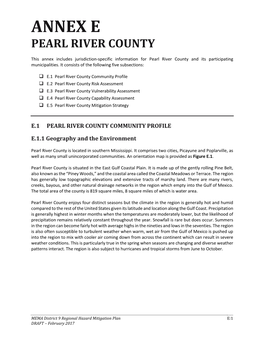 Annex E Pearl River County